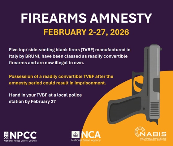 Firearms Amnesty 2026