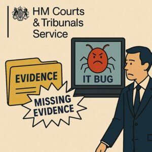 HMCTS Coverup IT Bug
