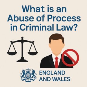 Abuse of Process in Criminal Law